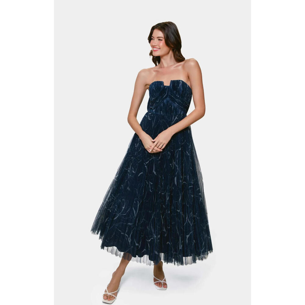 New, Hutch Corene Gown Navy Size 6 #MD878 - Picture 4 of 12